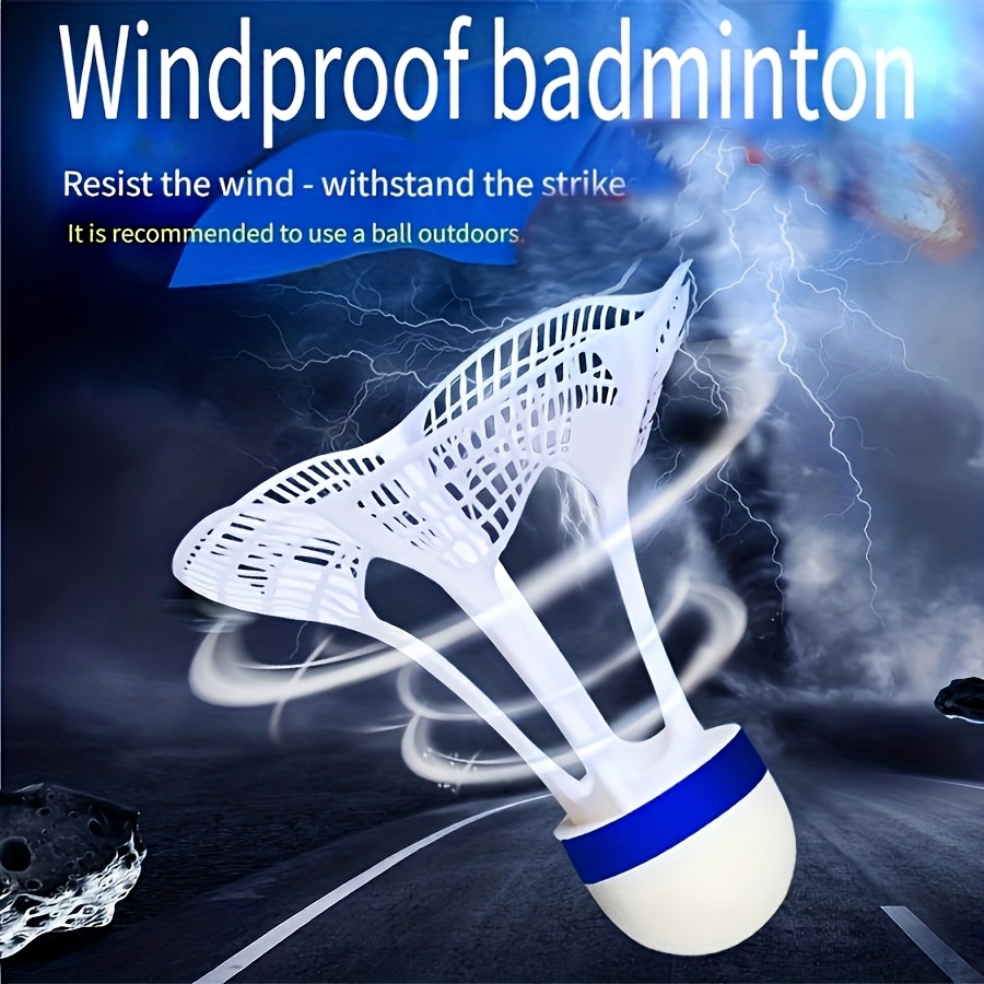 Badminton Materi - 8 adet, Rüzgara Dayanıklı Badminton Raketleri,