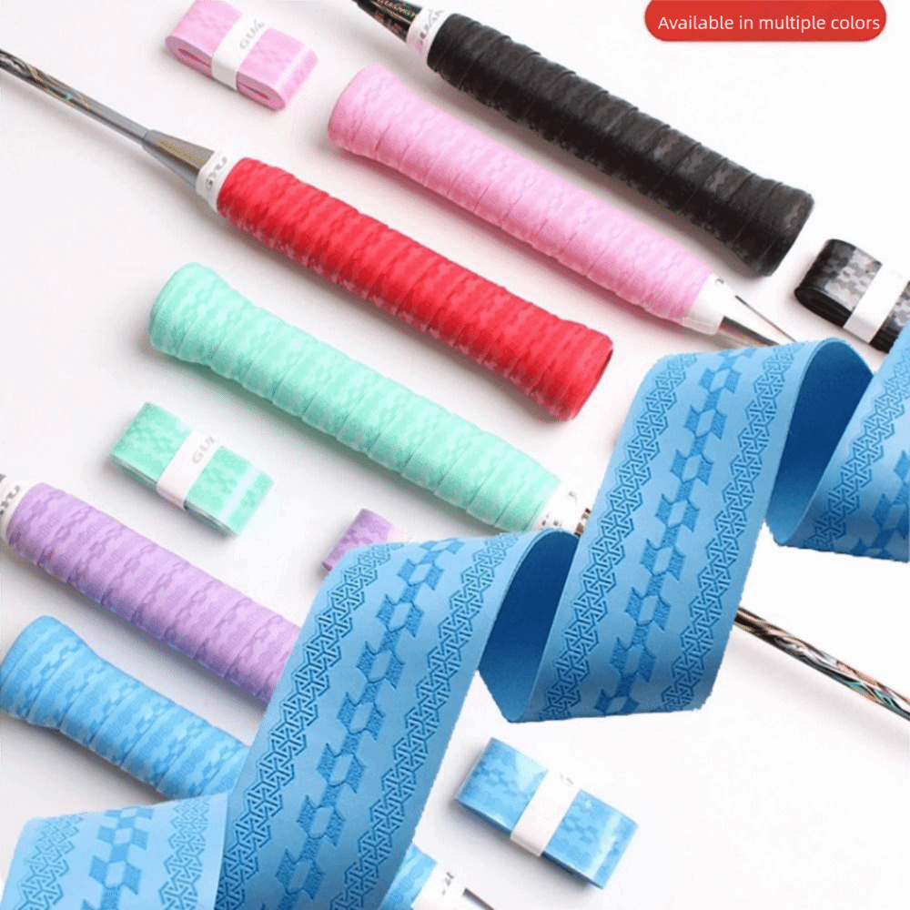 Badminton Materi - Kabartmalı Badminton Raketi Sapı Tutucu PU