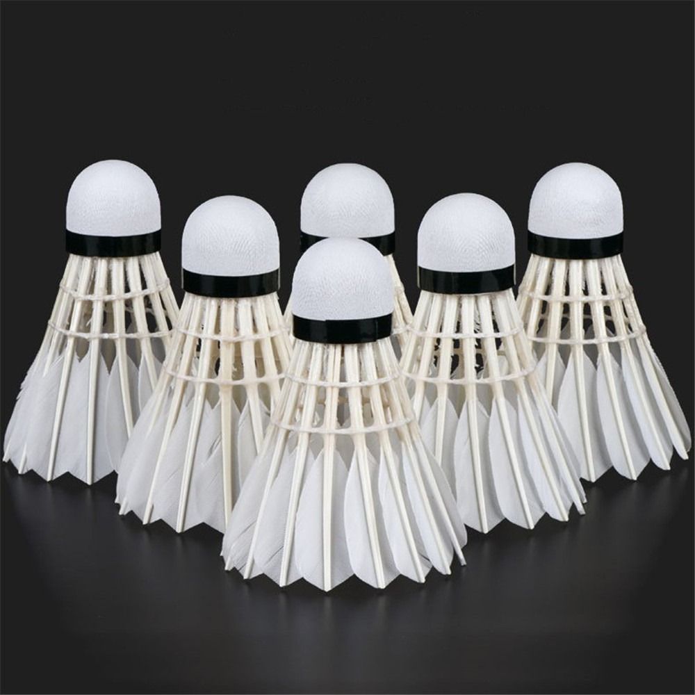 3/6/12 adet yeni beyaz badmint - Feather Shuttlecock incelemesi ve fiyatı